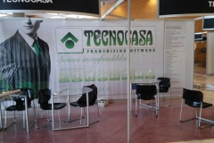Lona para stand interior